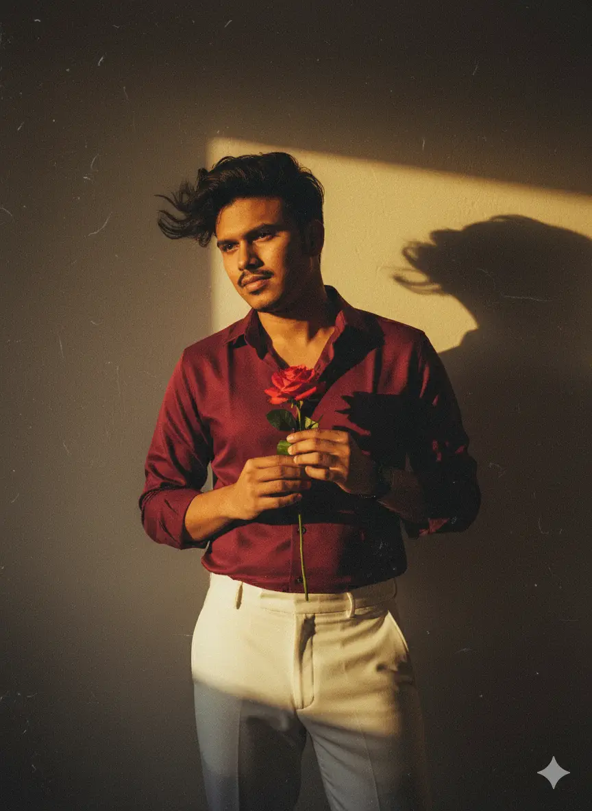 Top 10 Best Gemini Prompts for Photo Editing - boy picture with flowers