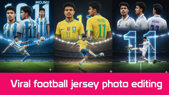Trending Football Jersey AI Photo Editing | All Club Jersey Just One Click