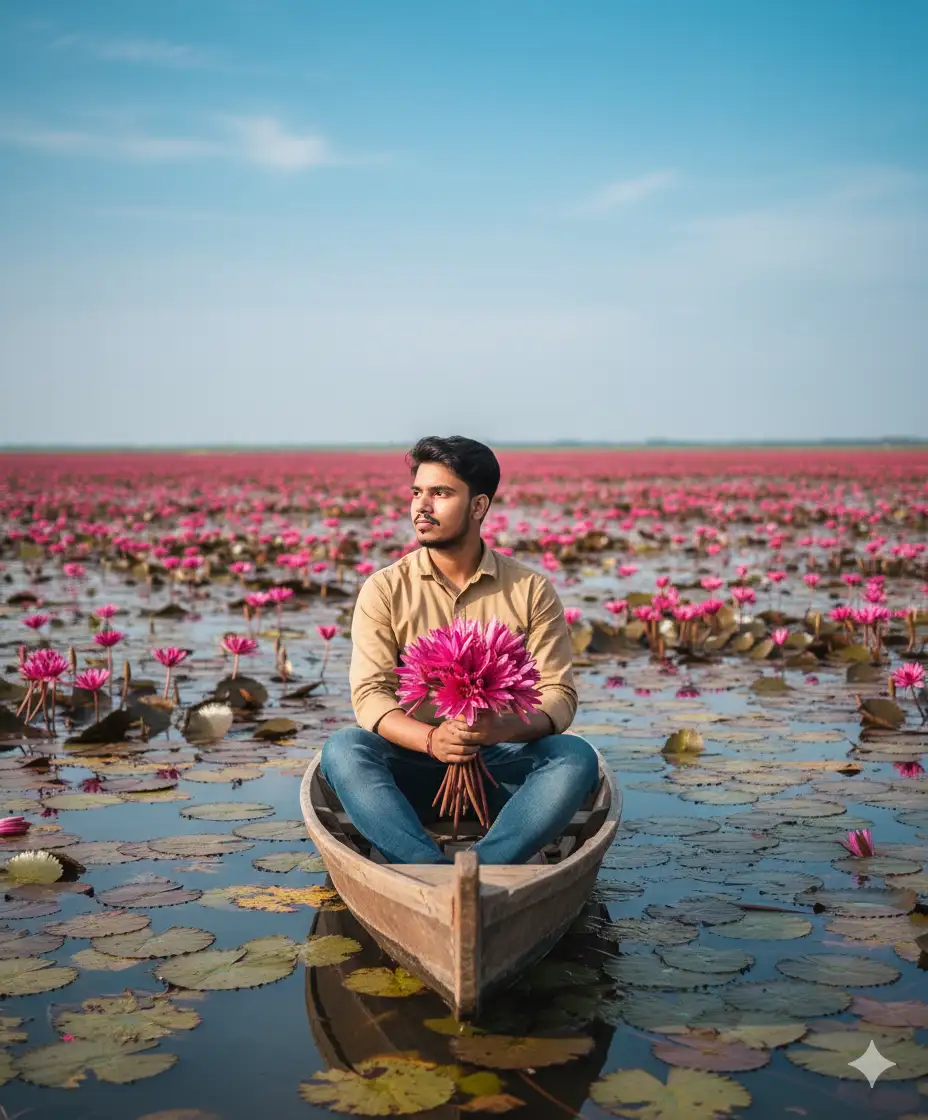 Top 10 Best Gemini Prompts for Photo Editing - boy picture with rose